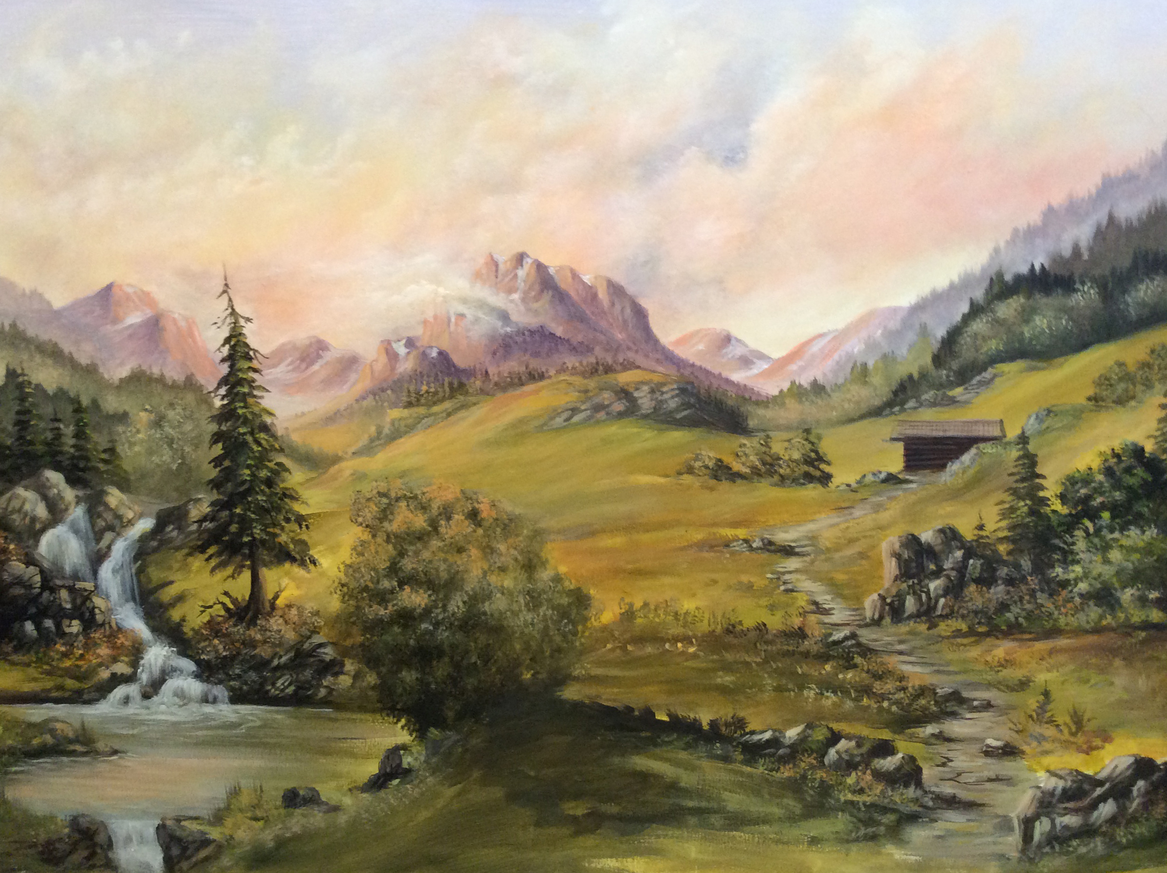 Krippenlandschaft als Beispiel für die Formazione per maestri costruttori di presepi