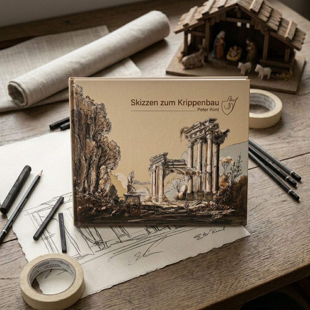 Fachbuch - Skizzen zum Krippenbau